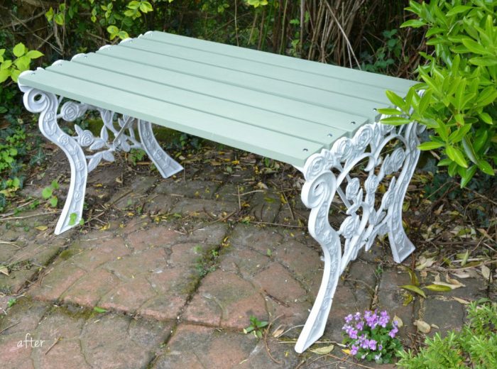 Reloved garden bench