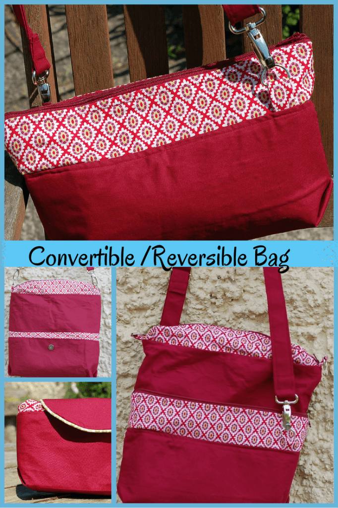 Convertible-reversible bag hop