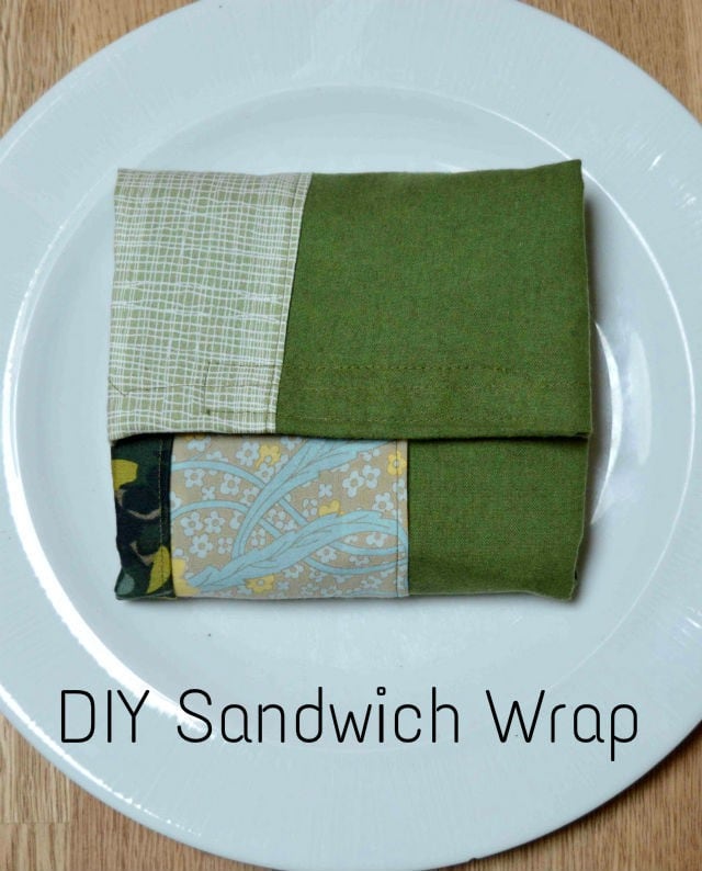 Upcycled Bag Sandwich Case, DIY Sandwich Wrap