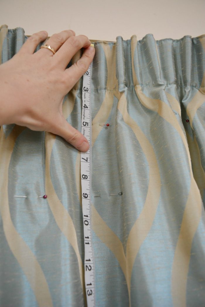 Quick & Simple Way to Shorten Curtains