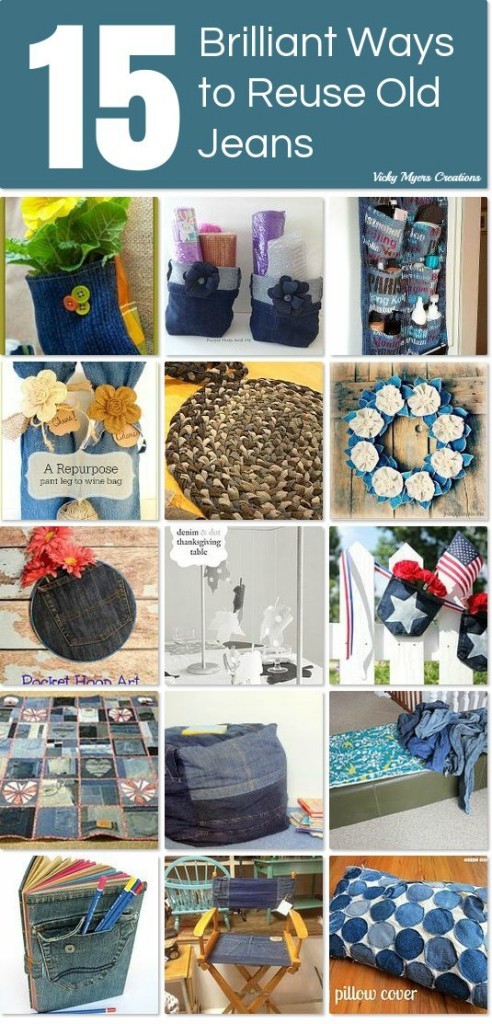 Reuse Old Jeans -my hometalk clipboard · VickyMyersCreations