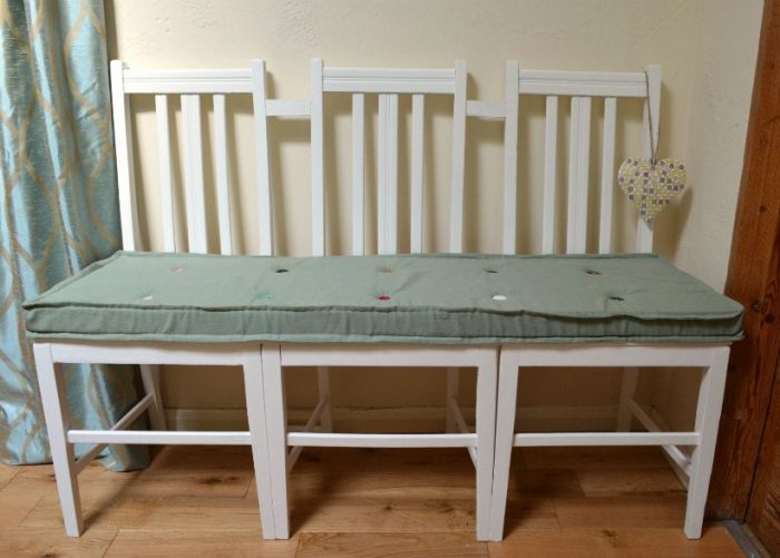 DIY Bench Seat - Upcycled Furniture - vicky myers creations