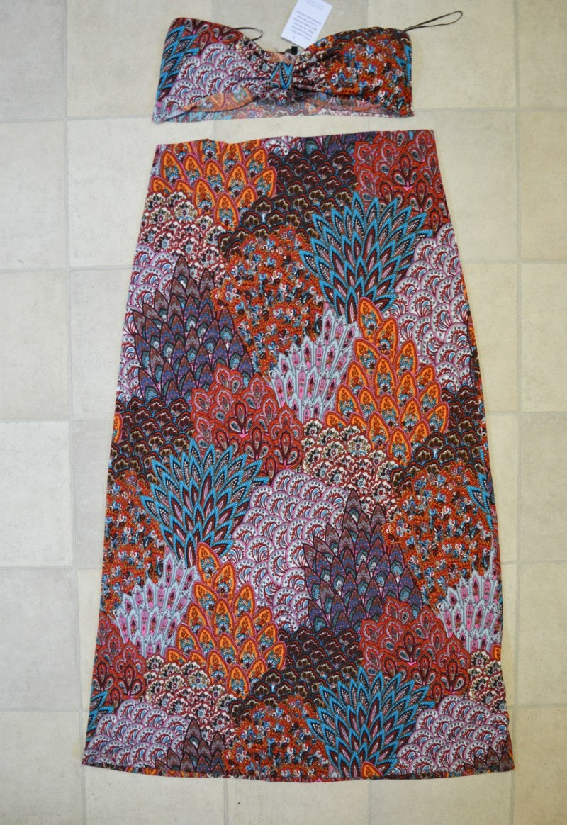 Cut dress to create skirt