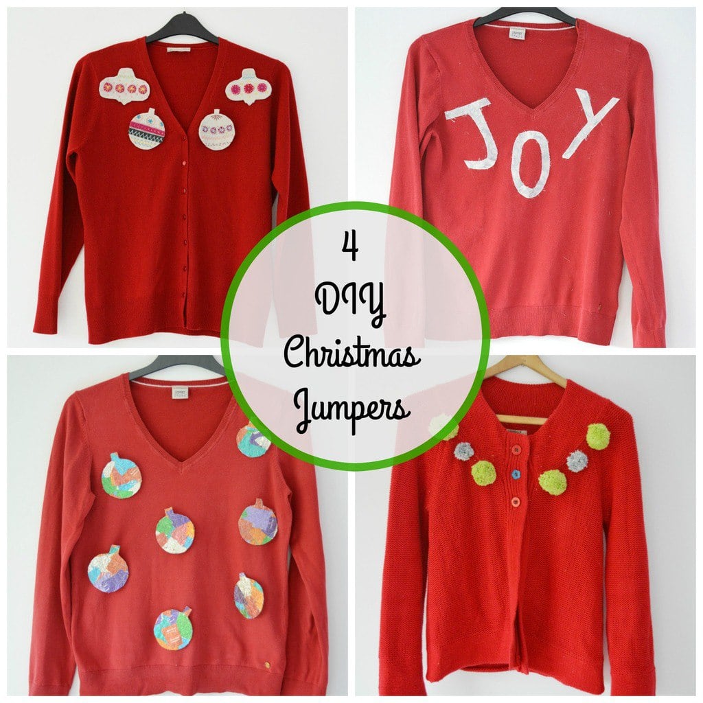 Homemade Ugly Christmas Sweater Ideas, DIY Christmas Jumpers