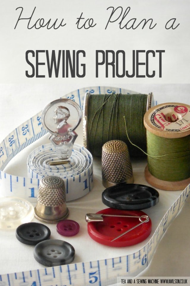 hot to plan a sewing project