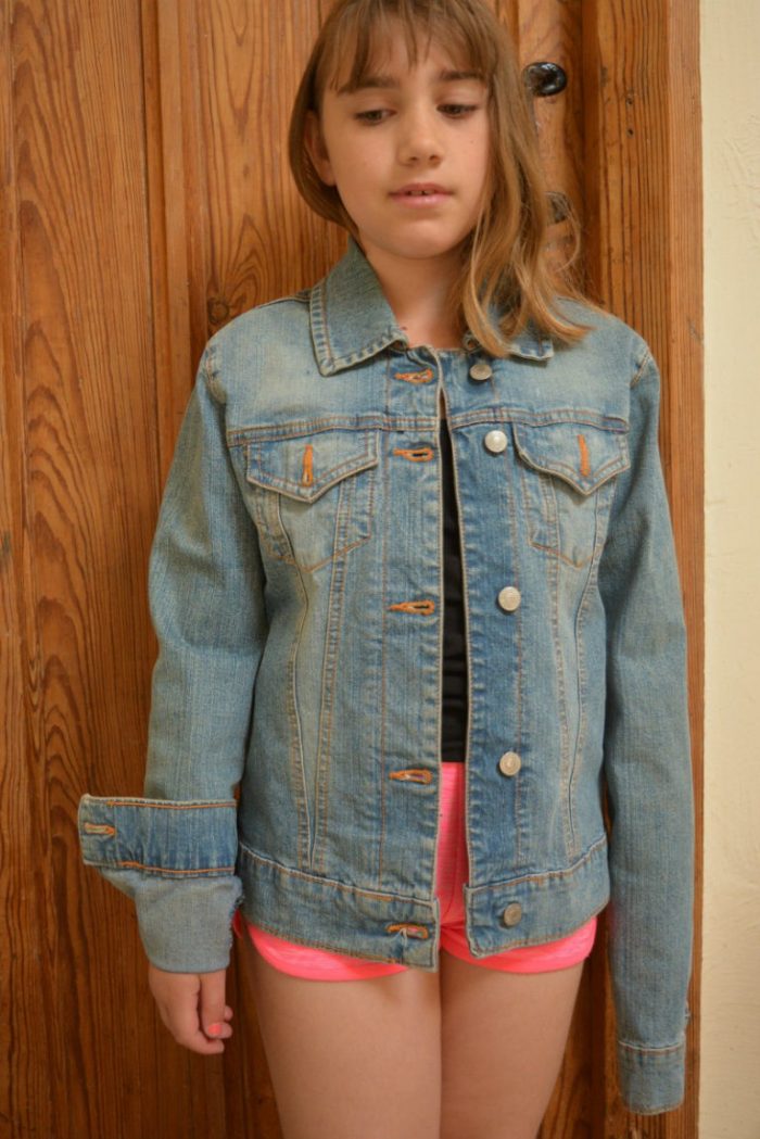 Denim jacket sleeves too long VickyMyersCreations