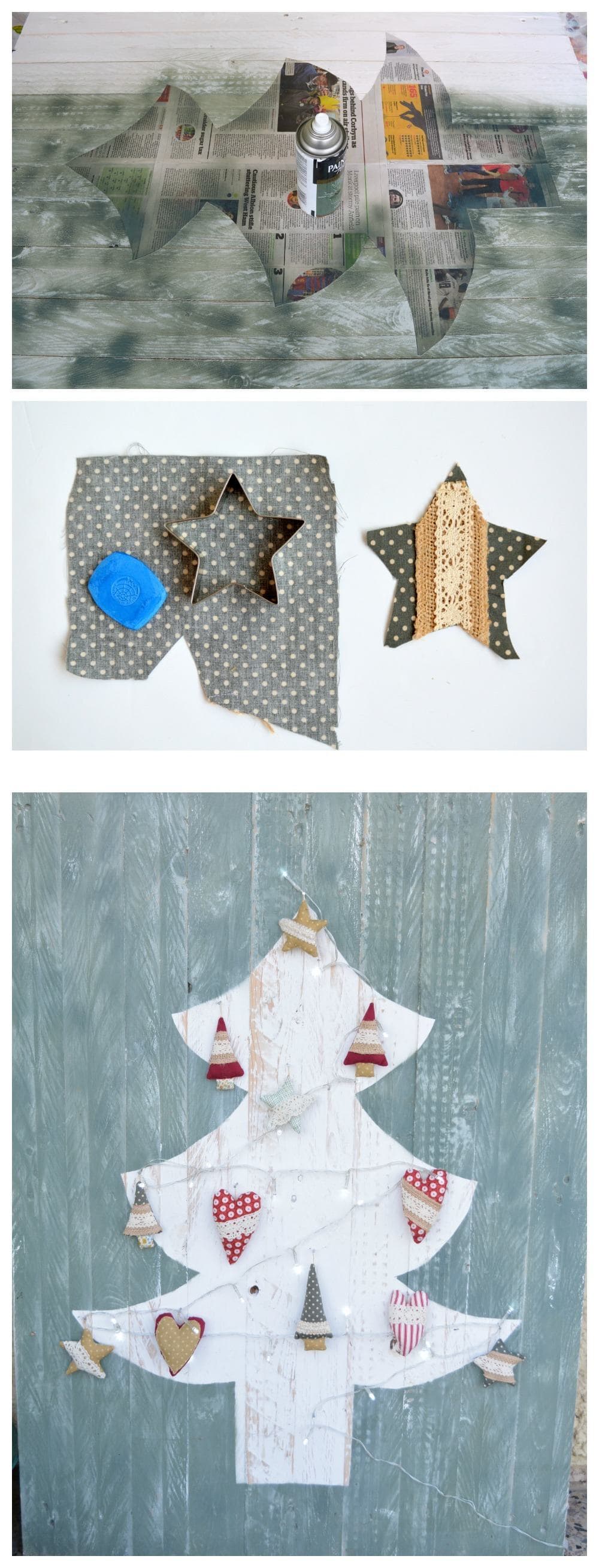 How to make rustic Christmas decorations