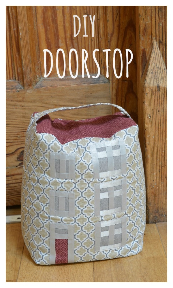 How to sew a doorstop, using your own home as a source of inspiration
