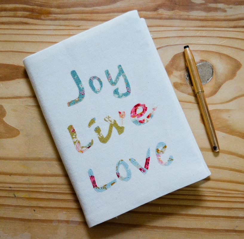 Fabric Covered Journal DIY – Last Minute Gift Idea