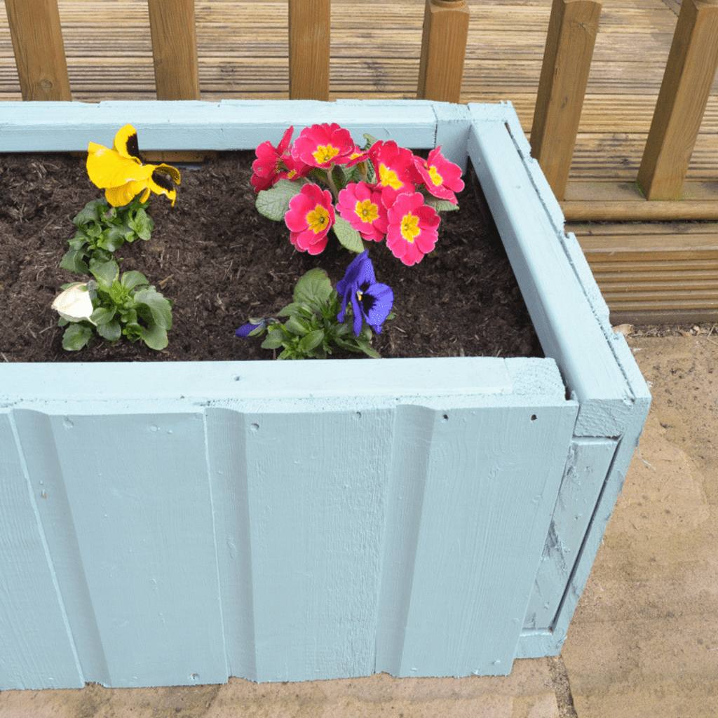 DIY Garden planters – upcycle your old garden shed