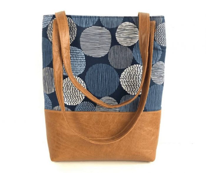 Canvas Tote Bag - With Side Panels & Pocket