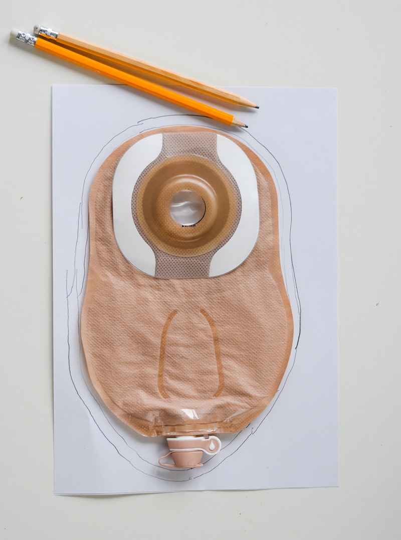 how to make an ostomy bag cover