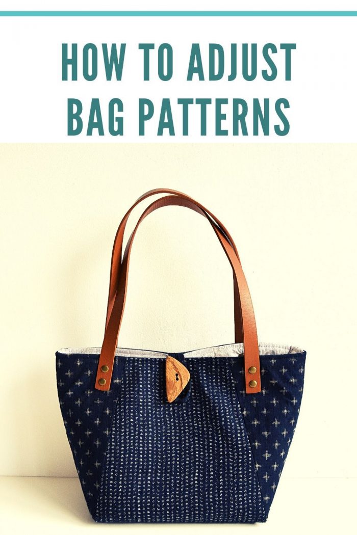 Let's explore how to adjust bag patterns, there are so many ways to change the look of your finished bag, from adjusting the size to changing the hardware, creating bag panels, bag fastenings and bag handles. 