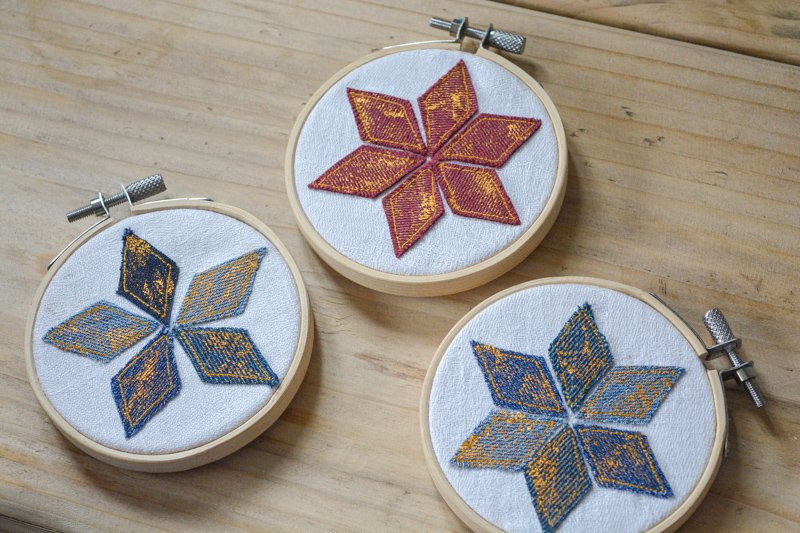 Stunning Embroidery Hoop Christmas Ornaments